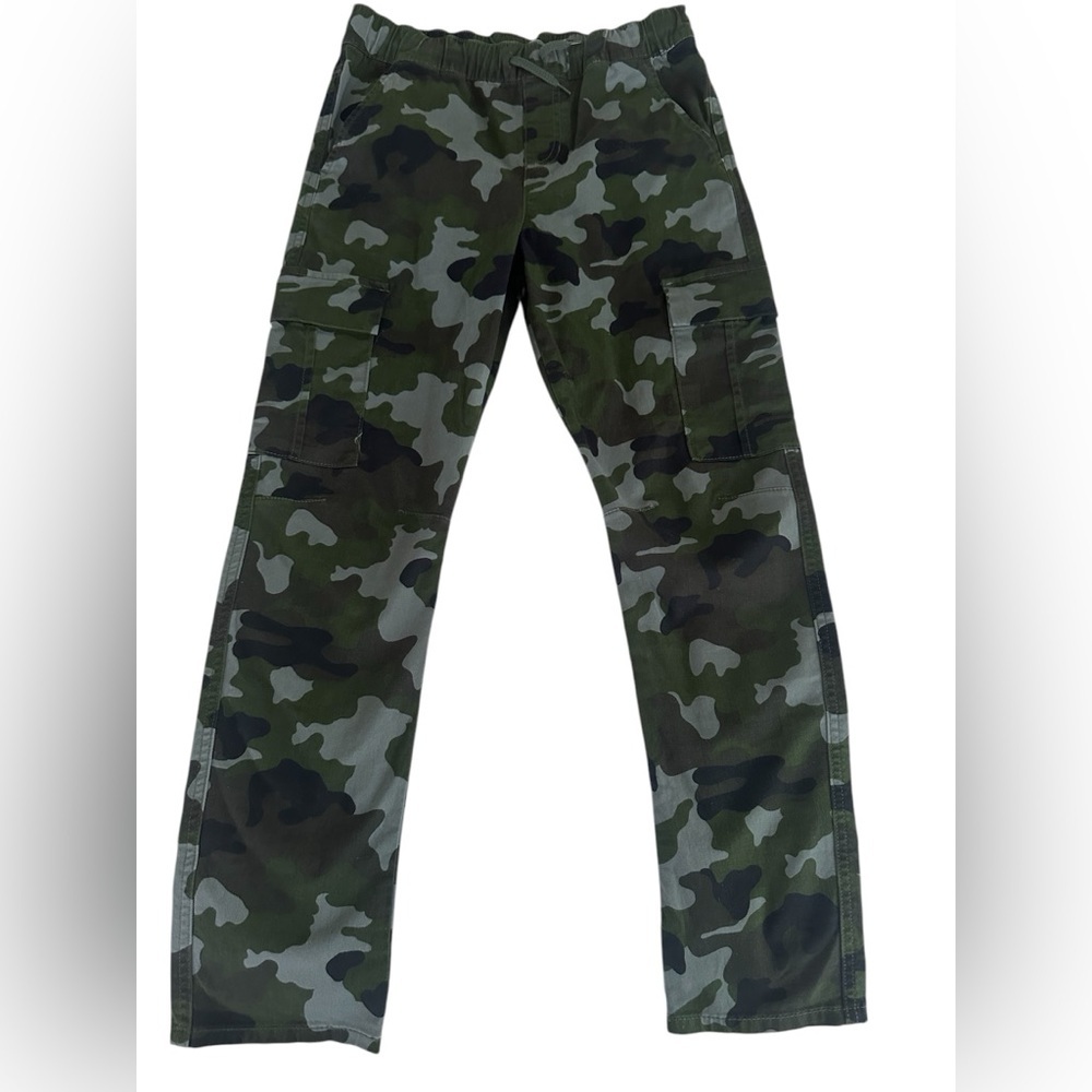 NWOT-Cat and Jack Pants‎ Size 14 Boys Cargo Army Print Camo